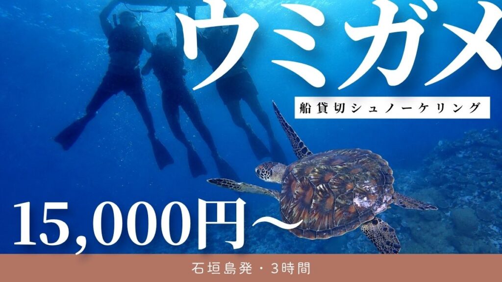 泳ぎながら釣り体験・見釣り