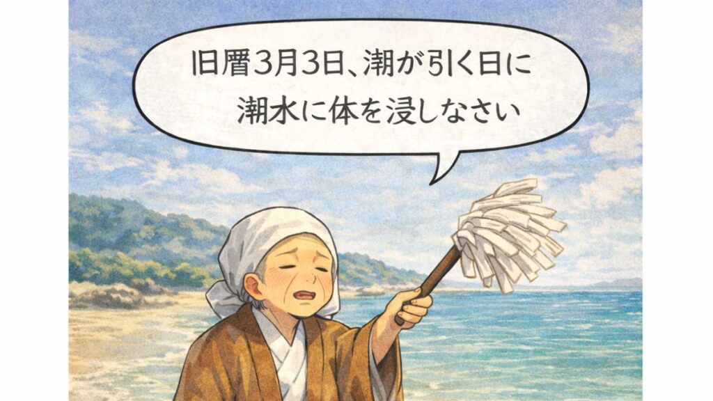 沖縄の浜下りの説明アニメ