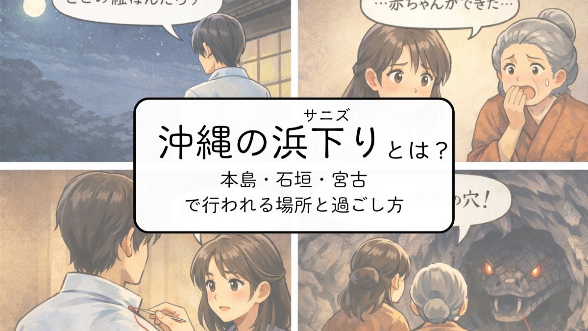 沖縄の浜下りの説明アニメ