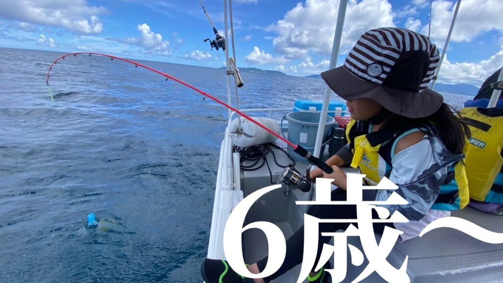 石垣島で6歳・9歳・10歳の釣りや海遊び